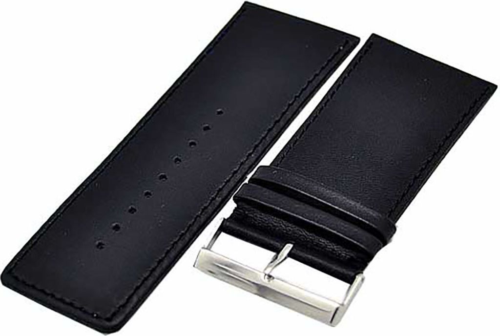 Uhrenarmband supersoft schwarz extra breit 30mm Kalbleder Produktbild 