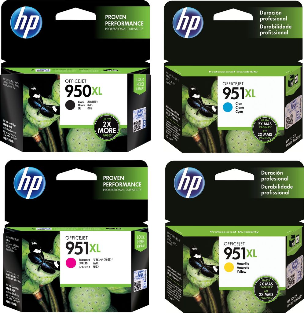 HP 950XL High Yield Black/951XL High Yield Produktbild 