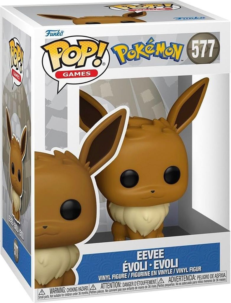 Pokémon - Eevee Évoli Evoli 577 - Funko Pop! Vinyl Figur