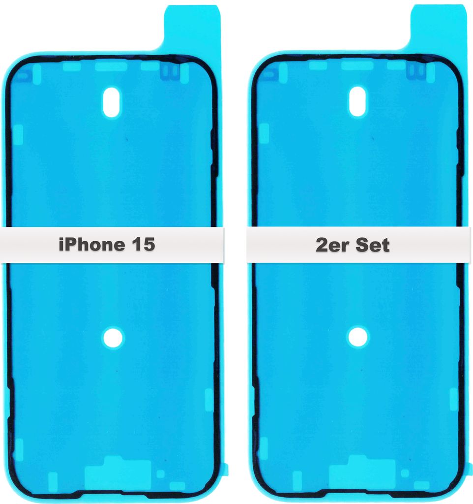 2x iPhone 15 Rahmen Lcd Display Kleber Glue Dichtung Produktbild 