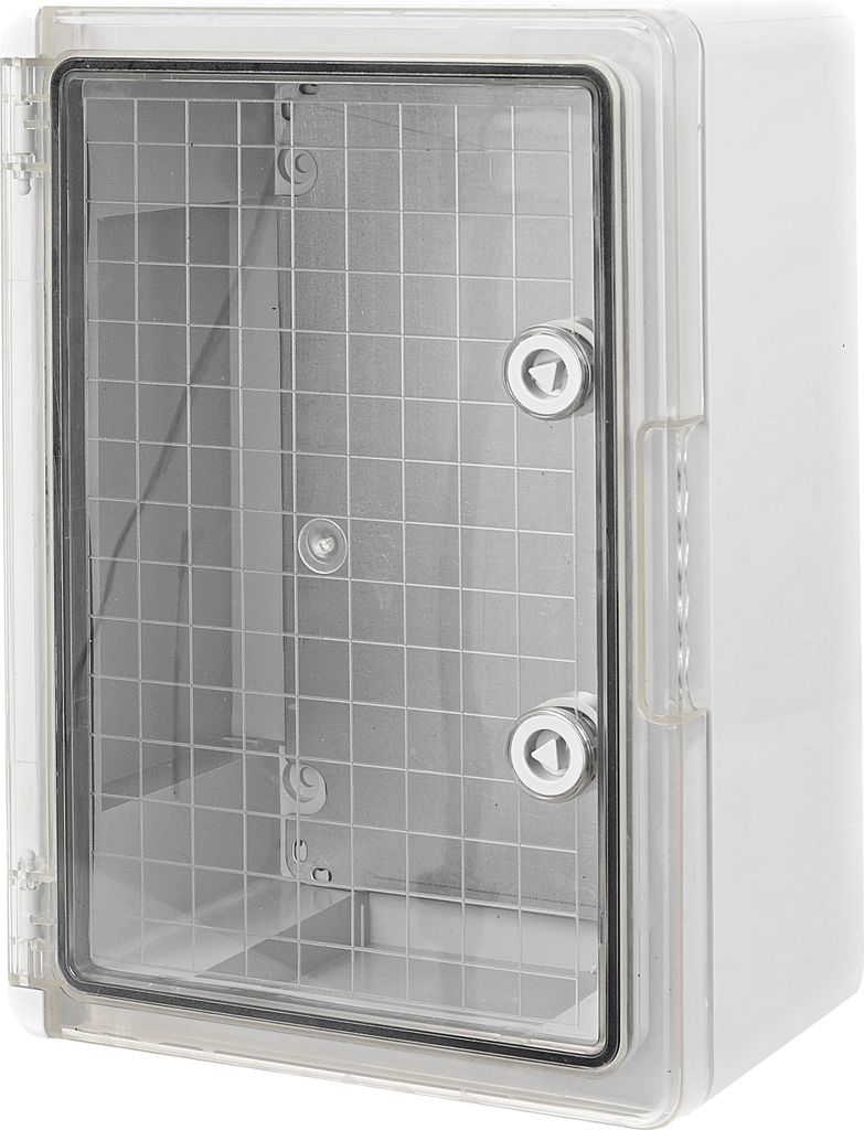 Schaltschrank ABS Kunststoff IP65 Industriegehäuse 250x350x150 mm mit Sichttür