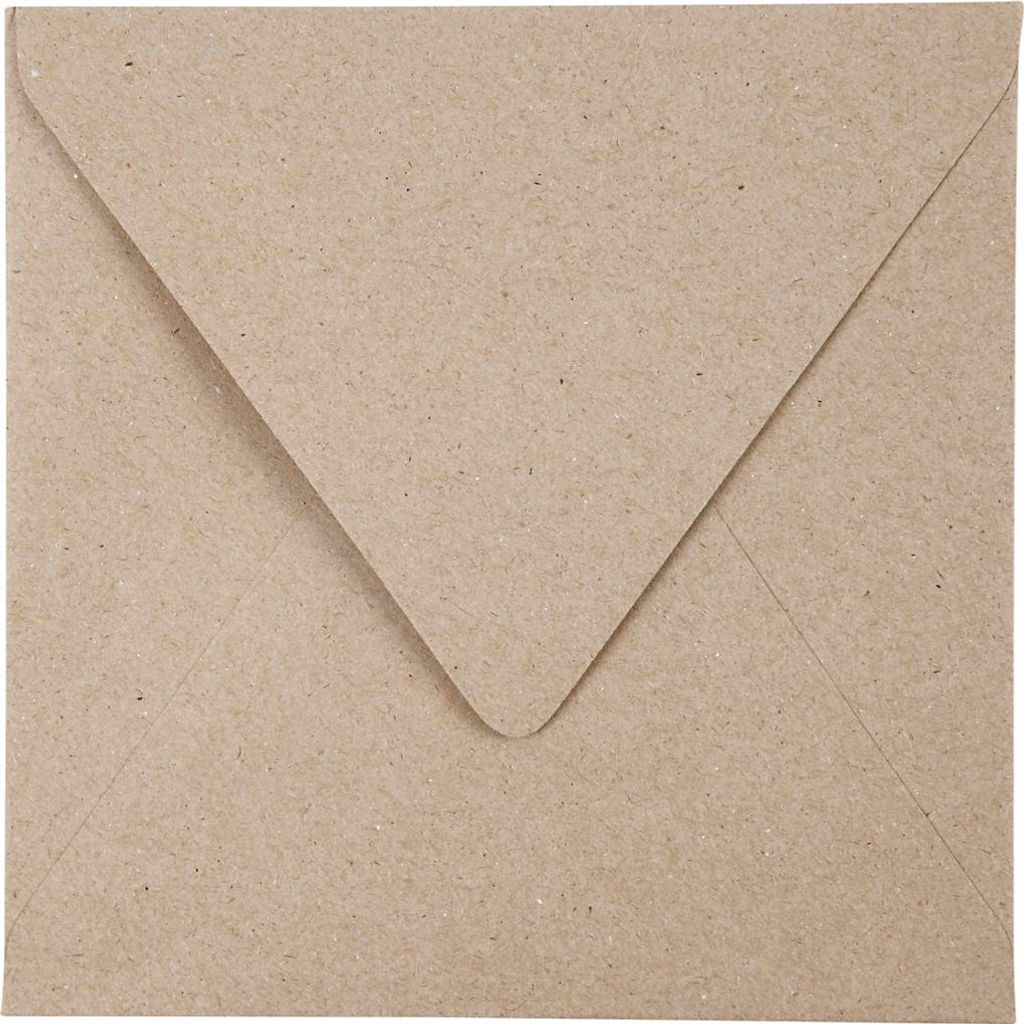 Buste in carta riciclata, formato 16x16 cm, 120 g, Immagine del prodotto 