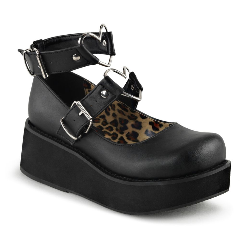 SPRITE-02 Damen Sandale von DemoniaCult, Schwarz  , EU 39, Produktbild 