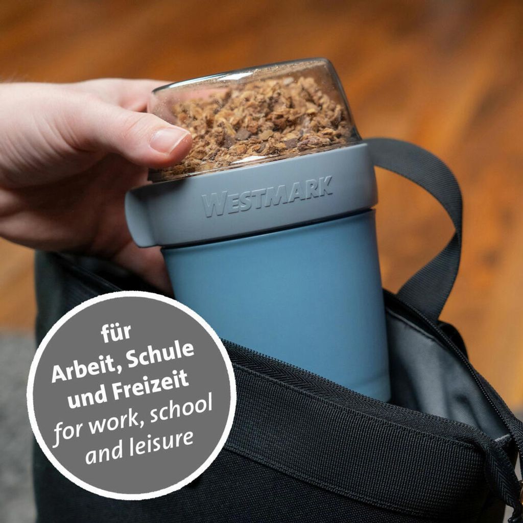Westmark Lunchpot, 1150 ml, blau + 2 Dichtungsringe groß+1 Immagine del prodotto 