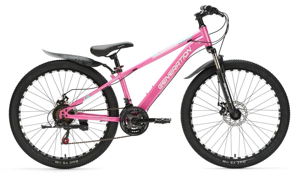 Generation M-760 Mountainbike 26 Zoll – Rosa mit Schutzblechen