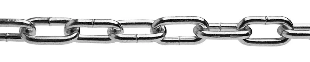 Chaîne zinguée ø4mm Ciro haute résistance pour levage et travaux
