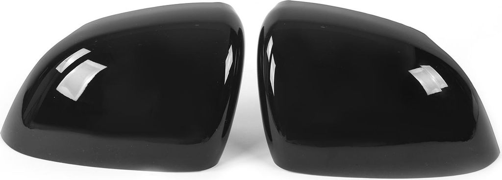 2pcs Side Heckansicht Spiegelabdeckung ABS Schwarze Produktbild 