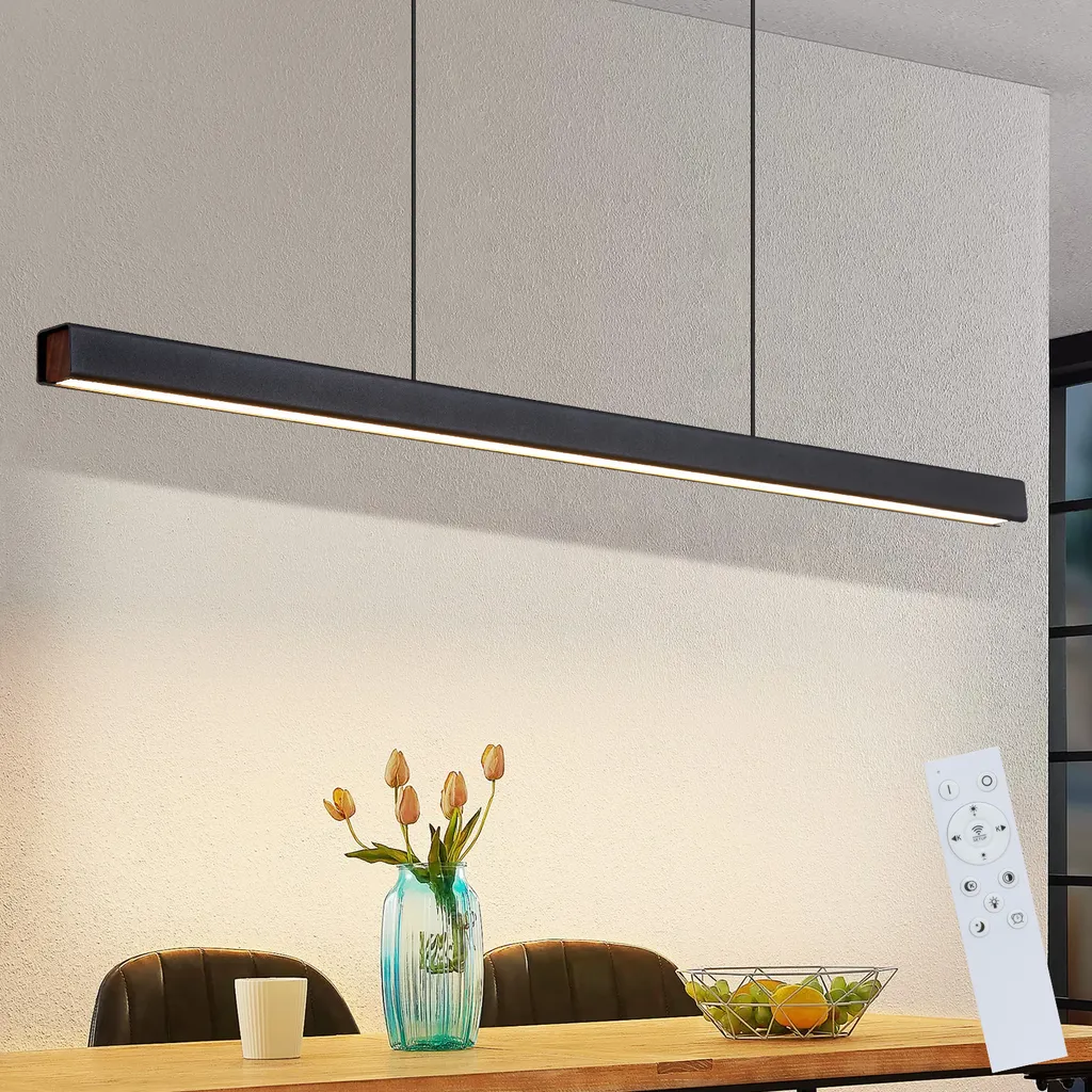 Lustre LED Cuisine et Bar - Éclairage Linéaire 108CM pour Plan Travail