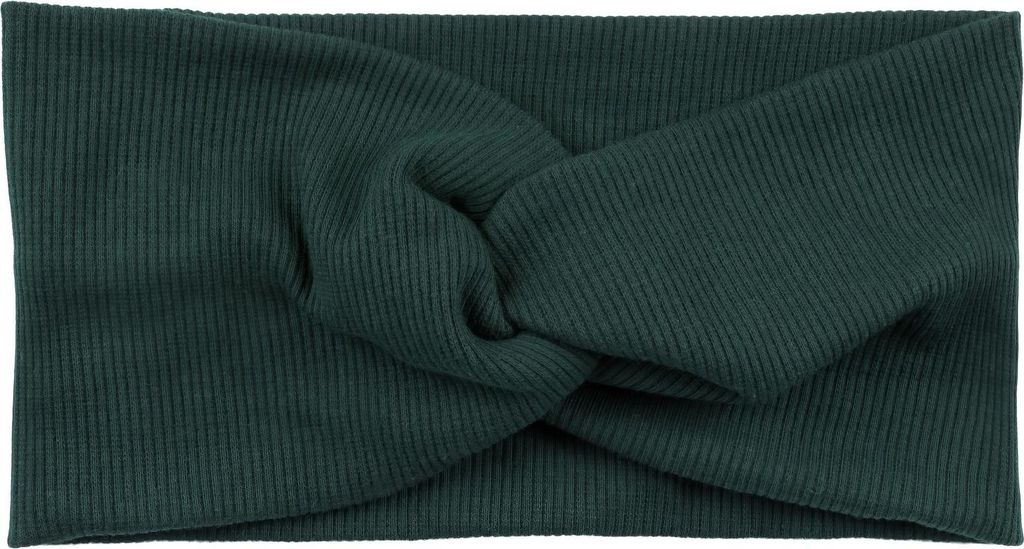 styleBREAKER Damen Haarband mit Twist Knoten in Feinripp Optik | Weiches Stirnband für Sport und Alltag | One Size elastisch