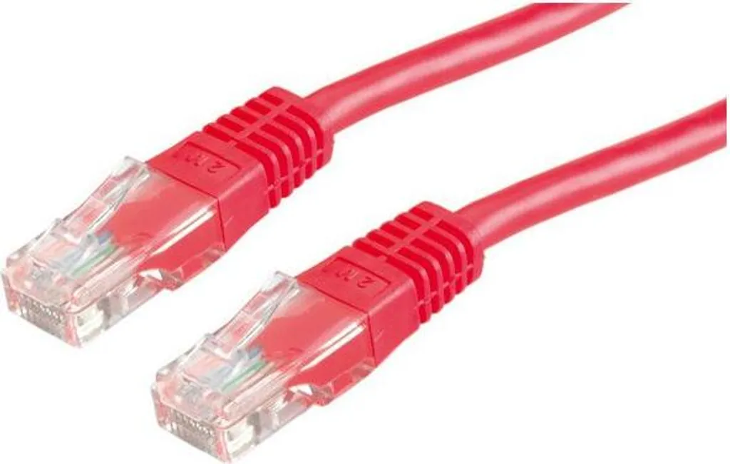 VALUE Cavo Rete Cat6 UTP 0.5m Rosso | Patch Cord Gigabit RJ45 Professionale