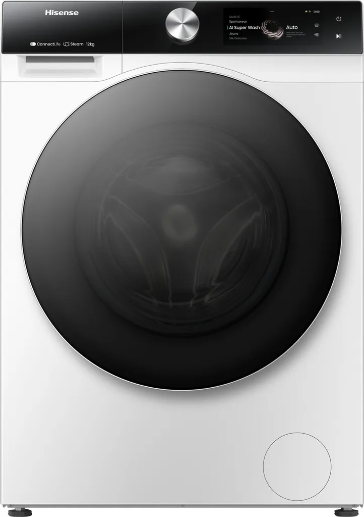 Hisense WF7S1247BW Waschmaschine Frontlader 12 kg 1400 RPM Weiß