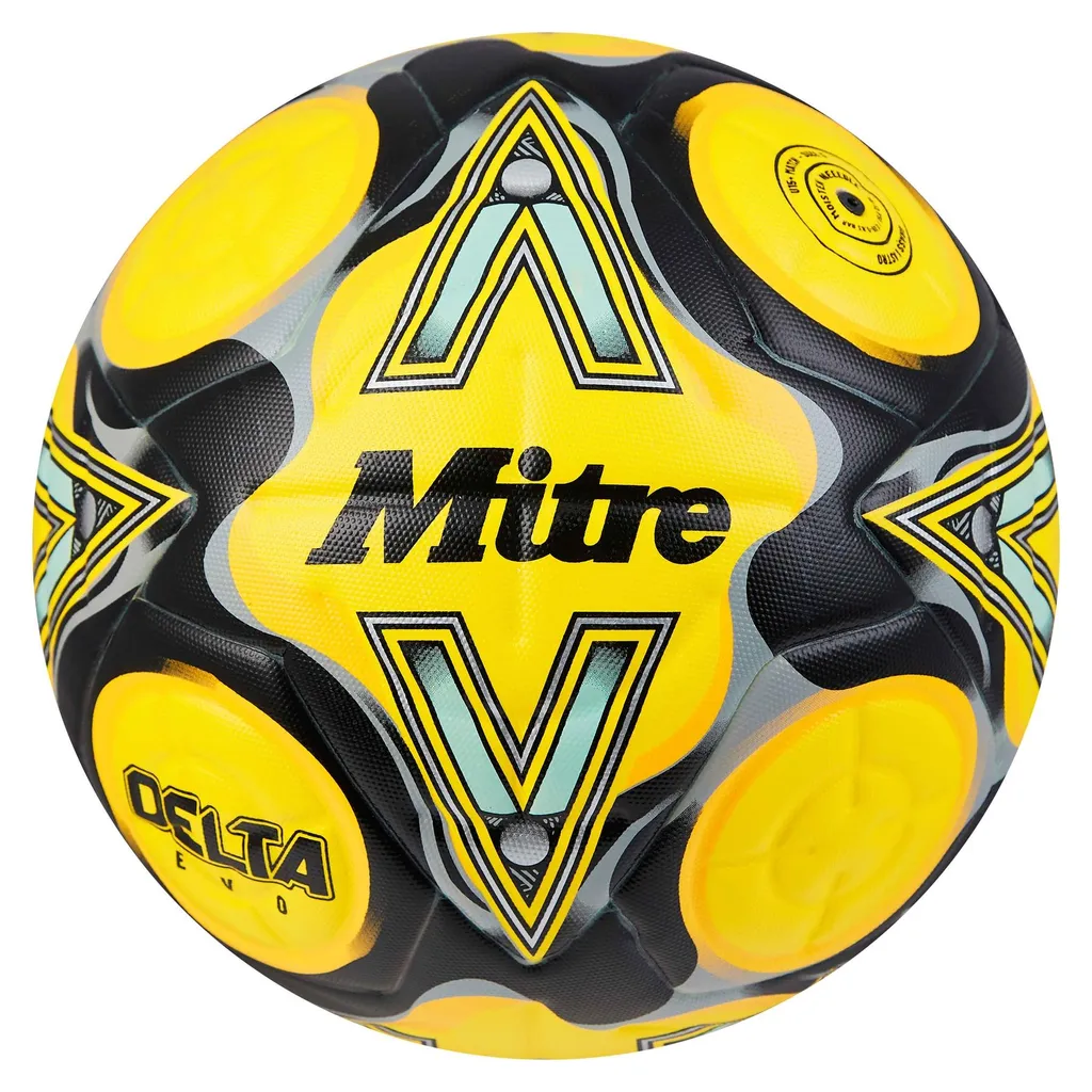 Ballon Mitre Delta Evo Jaune 5 - Anti-Déformation et Visibilité Maximale
