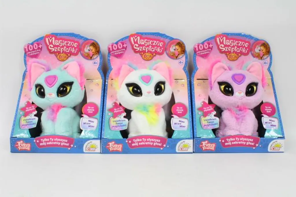 Chat Interactif Magic Whispers Kitty - Jouet Évolutif avec Secrets