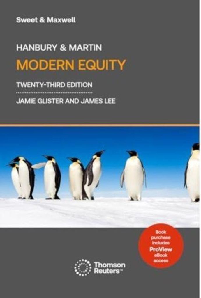 Lee, J: Hanbury & Martin Modern Equity