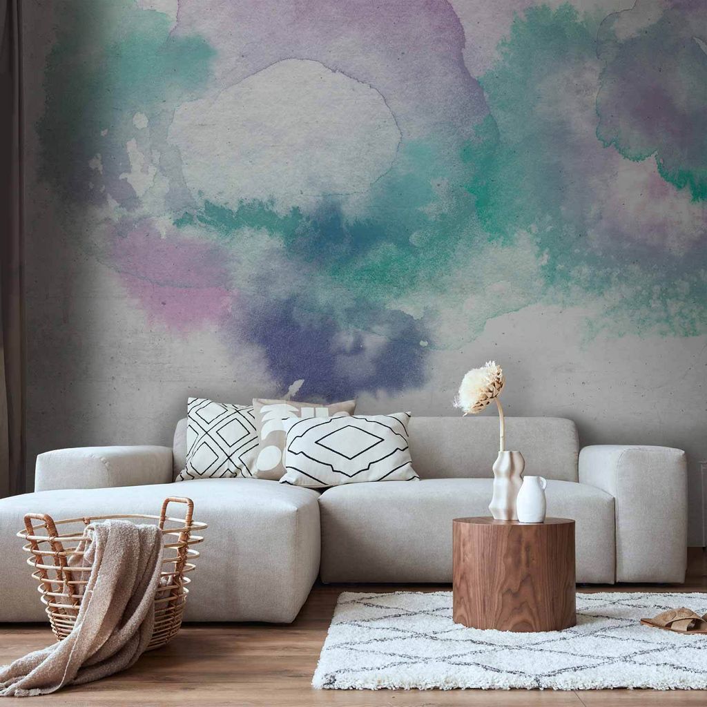 Vlies Fototapete - Painted Mirages - Third Variant 200x140 cm Abstrakt f-A-0890-a-d