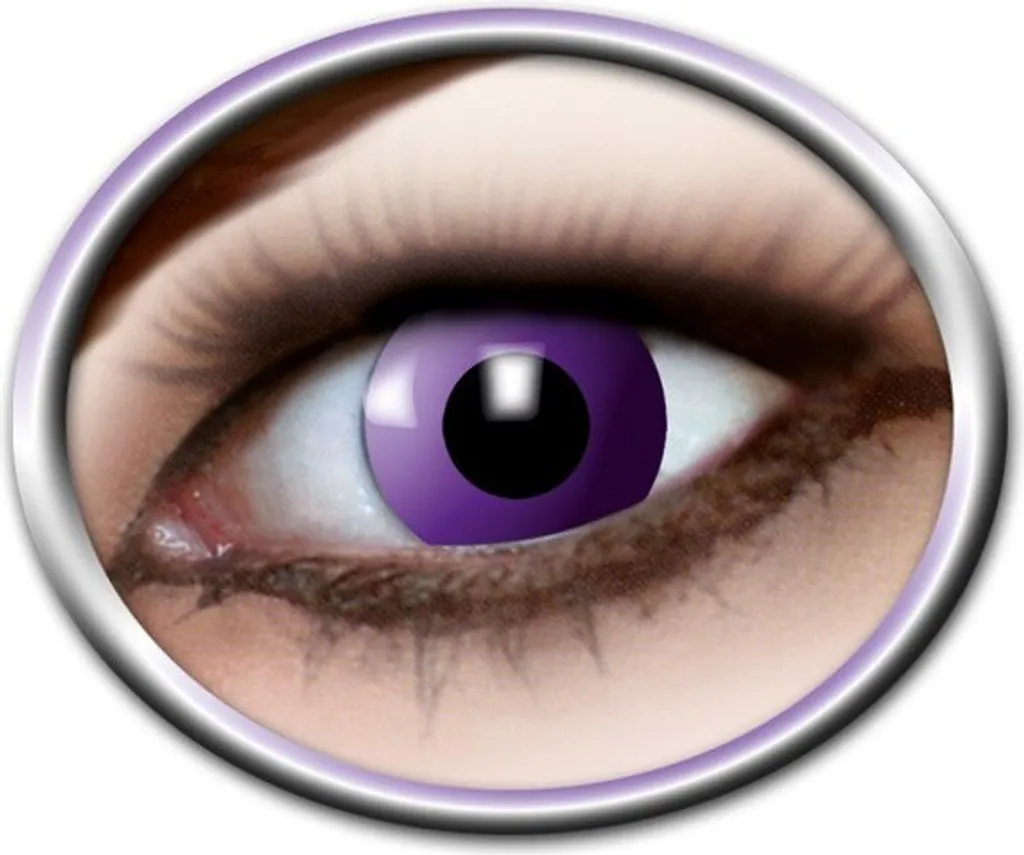 Lentilles colorées violettes naturelles : fini les yeux ternes en 3 mois