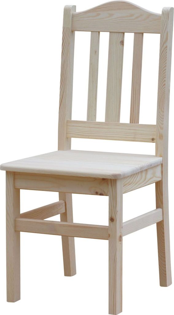 Sedia in legno realizzata in legno di pino massiccio non Immagine del prodotto 