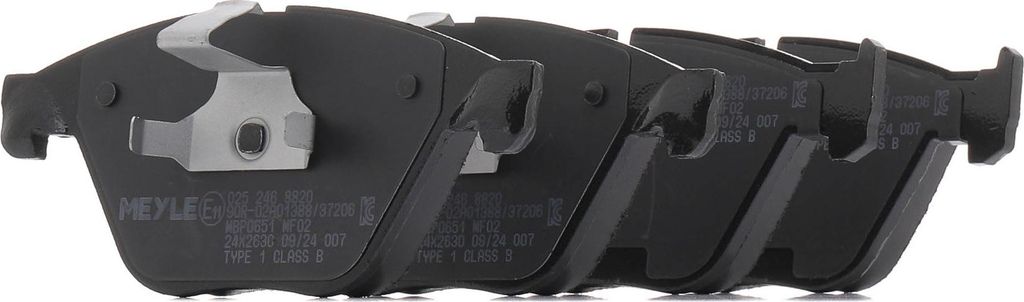 MEYLE 025 246 8820 Bremsbeläge Vorne für BMW 5 Touring (F11) 5 Limousine (F10) 5 GT (F07) 6 Gran Coupe (F06) 6 Coupe (F13) 6 Cabrio (F12)