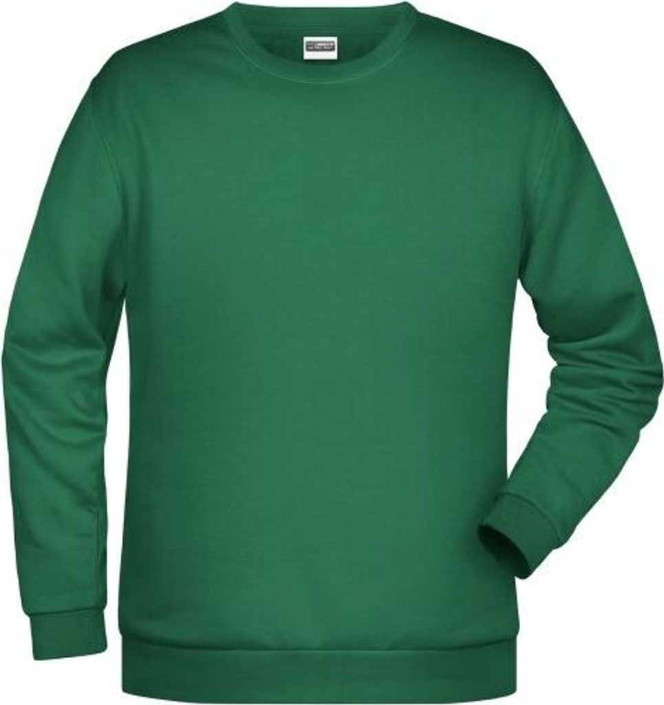 Klassisches Rundhals Sweatshirt für Herren irish-green, Gr. S