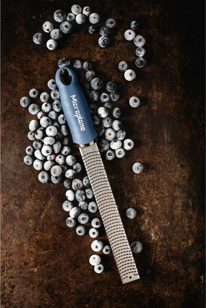Grattugia Zester Microplane Acciaio Inox Professionale per Limone e Formaggio - 12