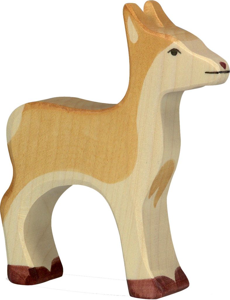 Holztiger Waldtiere Holztiere Holzspielzeug Spielfiguren Produktbild 