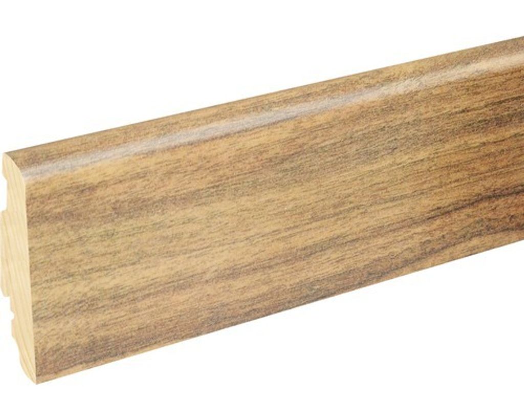 SKANDOR Sockelleiste Morris Walnut glänzend FOWA152 FU60L 2400 x 58 x 19 mm