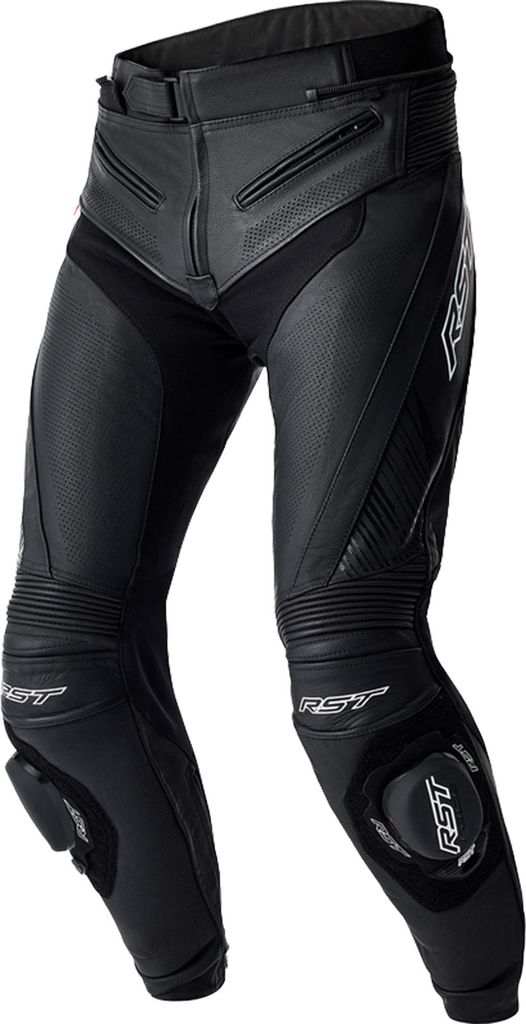RST Tractech Evo D3O Motorrad Lederhose, schwarz/weiß, 48