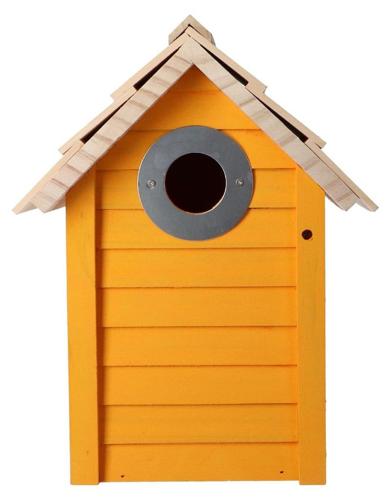 Nistkasten Strandhütte Sint Eustatius Orange | Nisthilfen von Buzzy Home