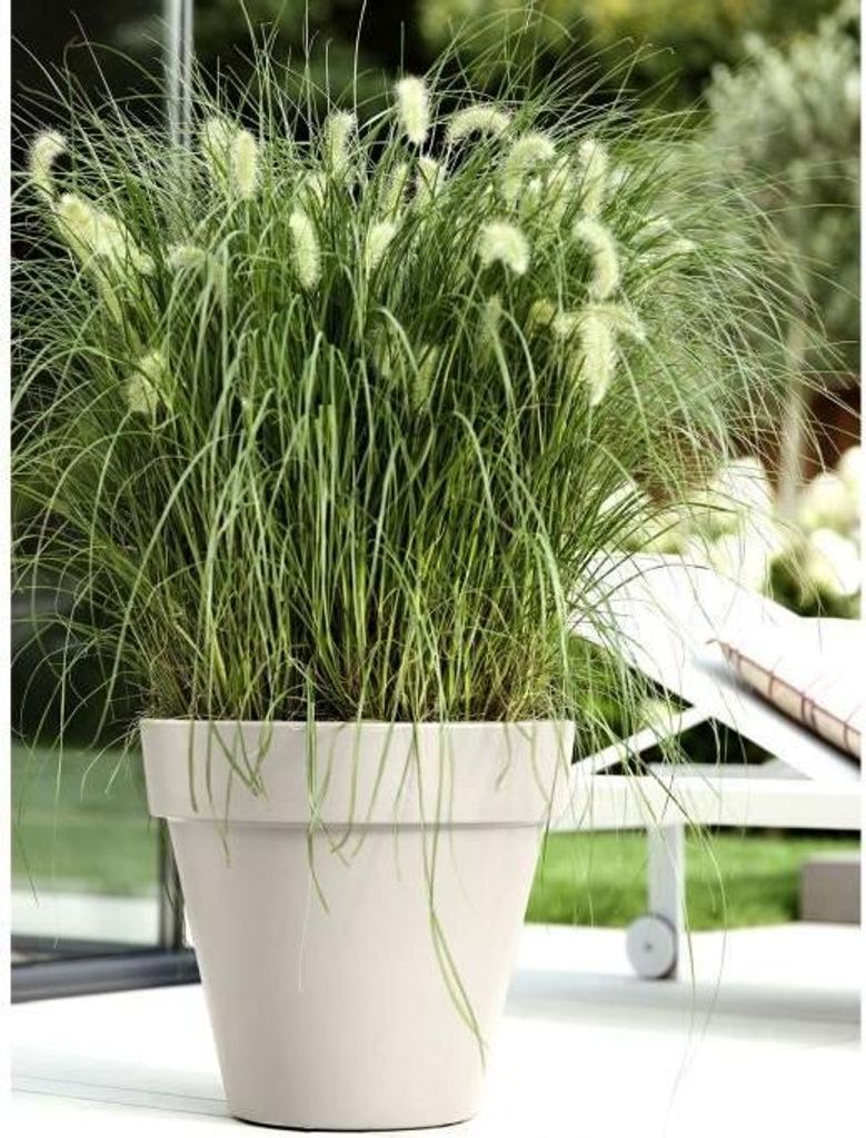 ELHO Pure Rundblumentopf 60 - Weiß - Ø 59 x H 54 cm - 100% Produktbild 