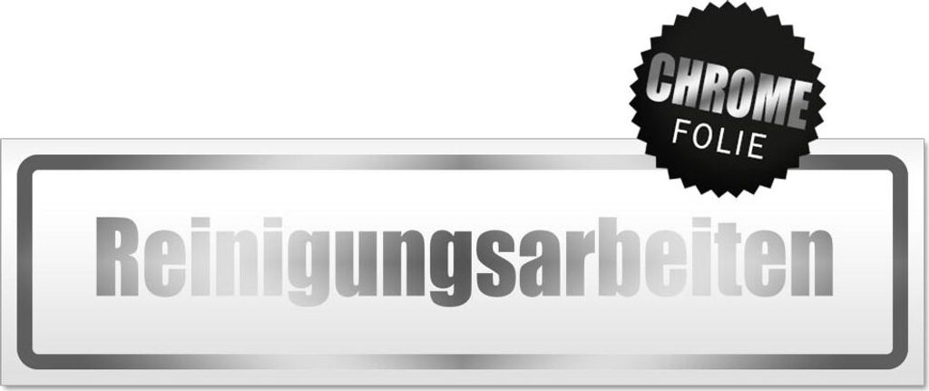 Reinigungsarbeiten Magnetschild Schild magnetisch