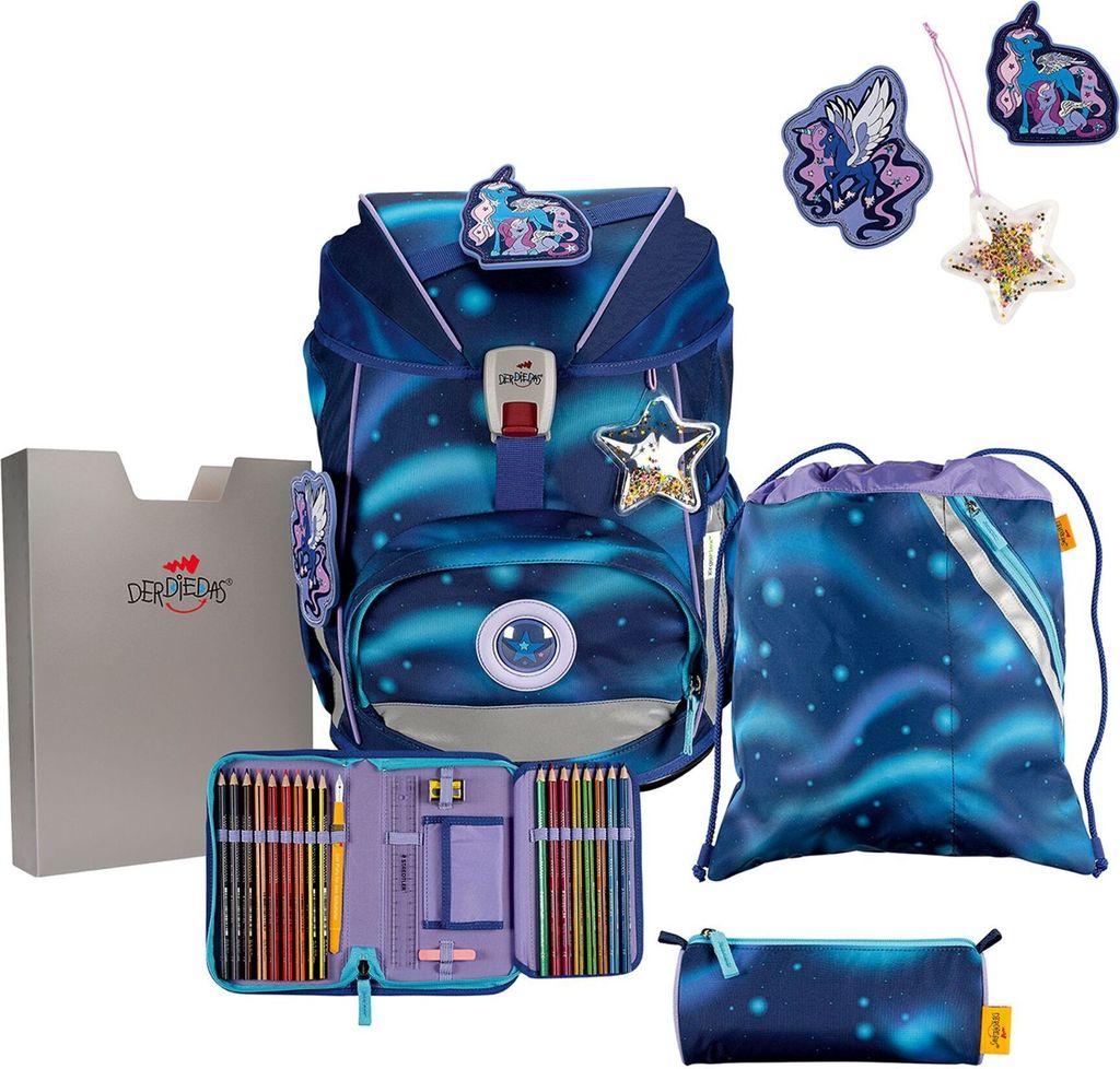 DerDieDas ErgoFlex Luna Schulrucksack Set 5tlg. Produktbild 1