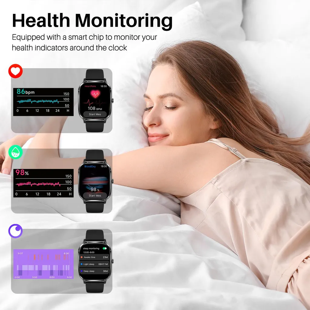 Montre Connectée Appel Bluetooth : Ne Manquez Plus Aucun Appel en Sport - 6