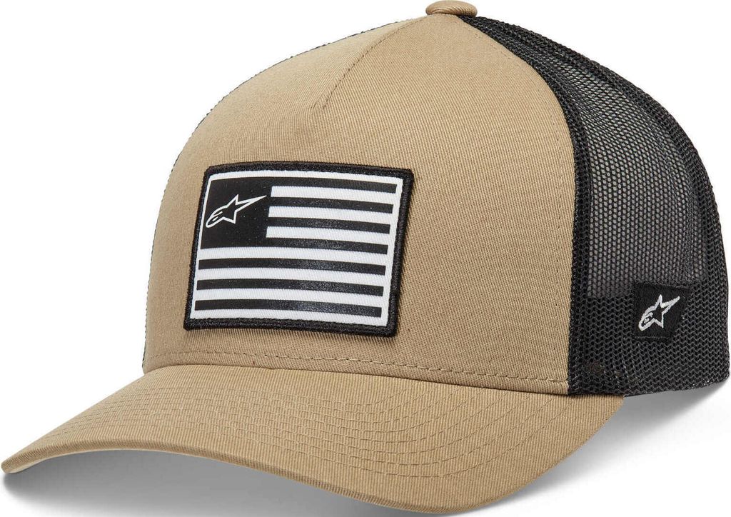 Alpinestars Flag Snapback Kappe Beige  Beige One Size Produktbild 