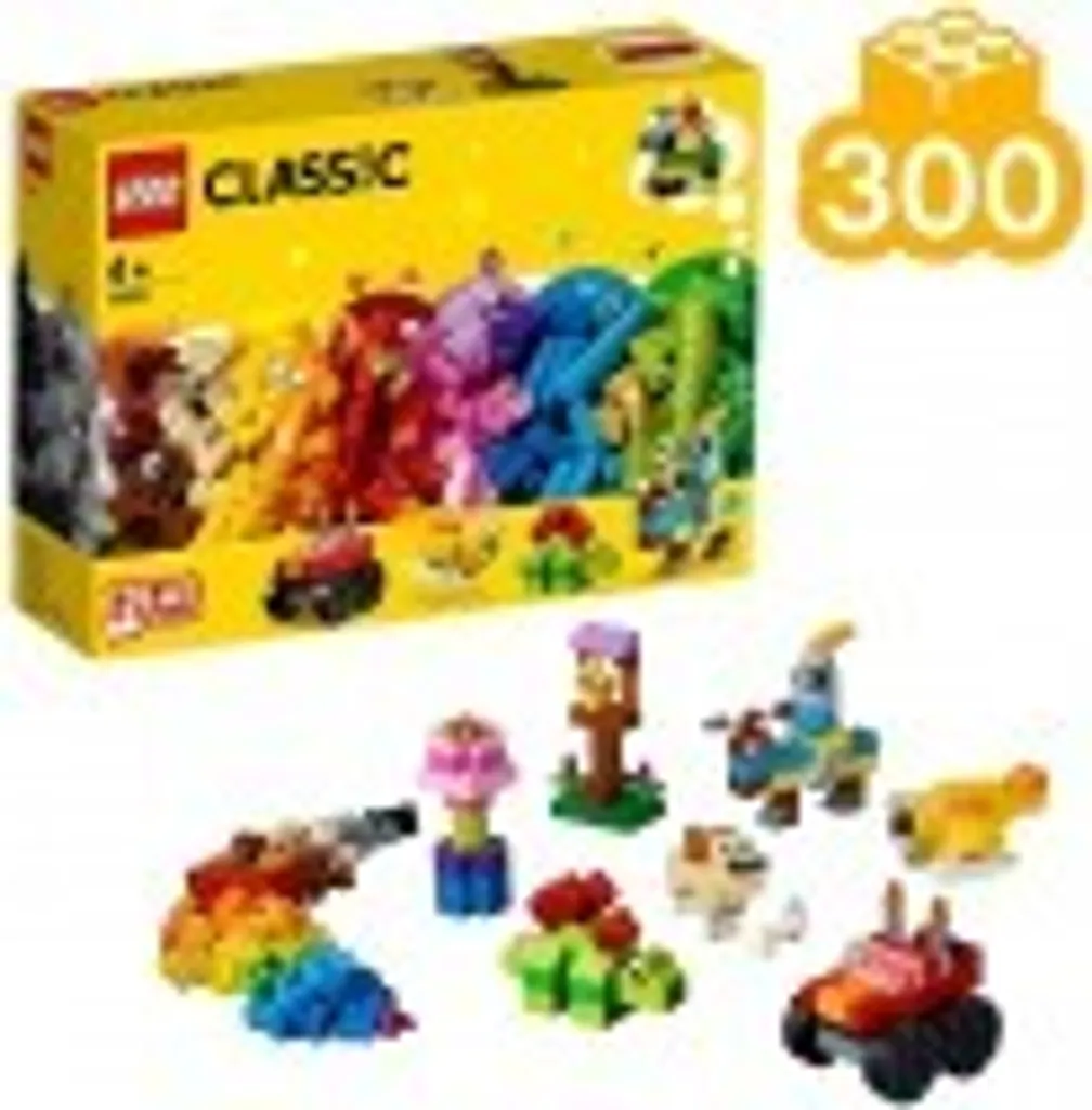 Activités créatives enfants avec le kit LEGO Classic 11002 300 pièces
