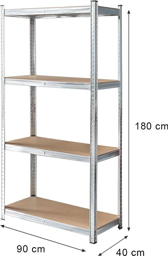 Regał metalowy magazynowy półkowy 2w1 Mega-M Basic Zdjęcie produktu 