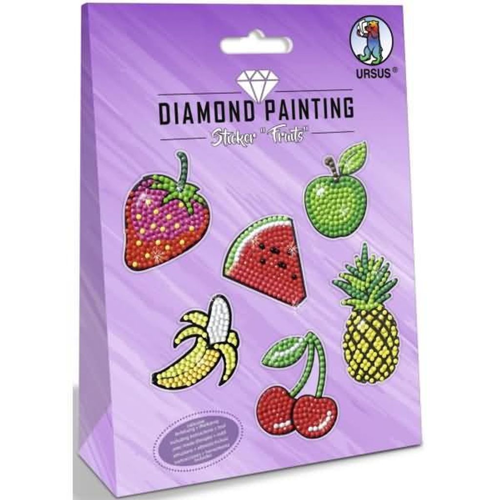 Ursus DIAMOND PAINTING STICKER "FRUITS" MOT.04 Produktbild 