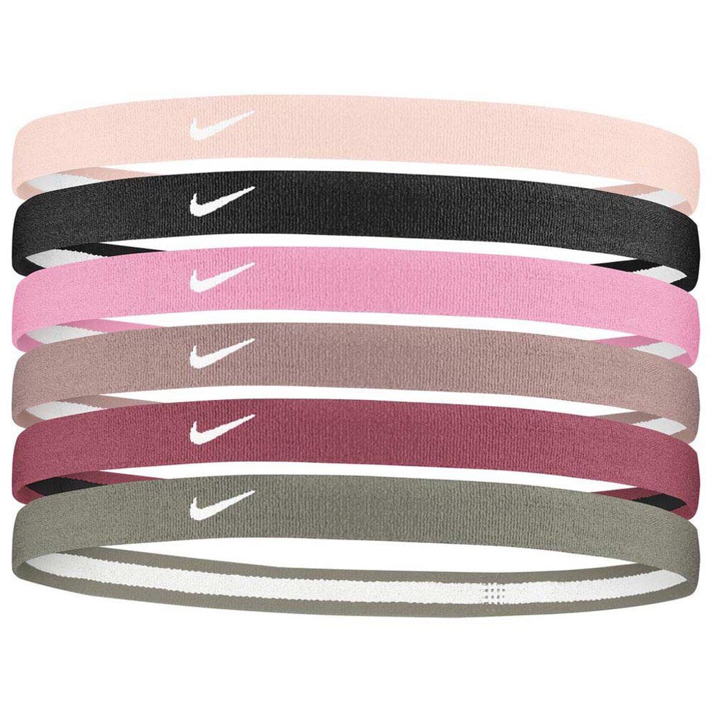 Nike Accessories Swoosh Sport Headbands 2.0 6 Pack Barely Rose / Black One Size