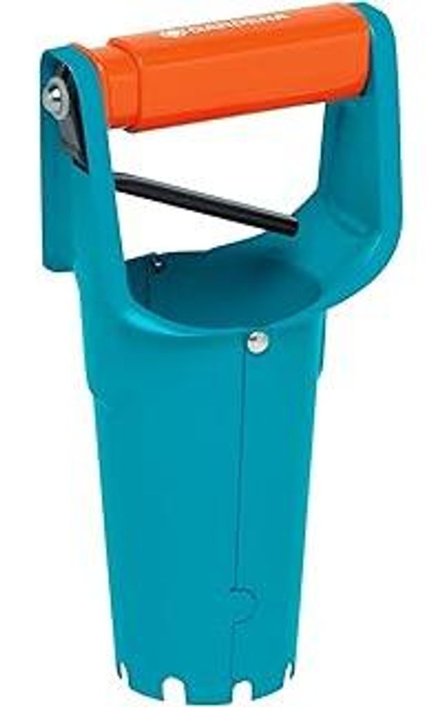 Gardena Blumenzwiebelpflanzer: Ideales Gartenzubehör zum Setzen von Blumenzwiebeln, mit Auslöseautomatik und Tiefenskala, Pflanzhilfe aus Qualit...