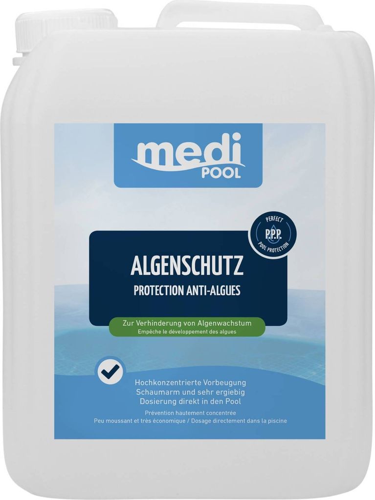 mediPOOL Algenschutz 5L - Verhinderung von Algenwachstum Produktbild 3