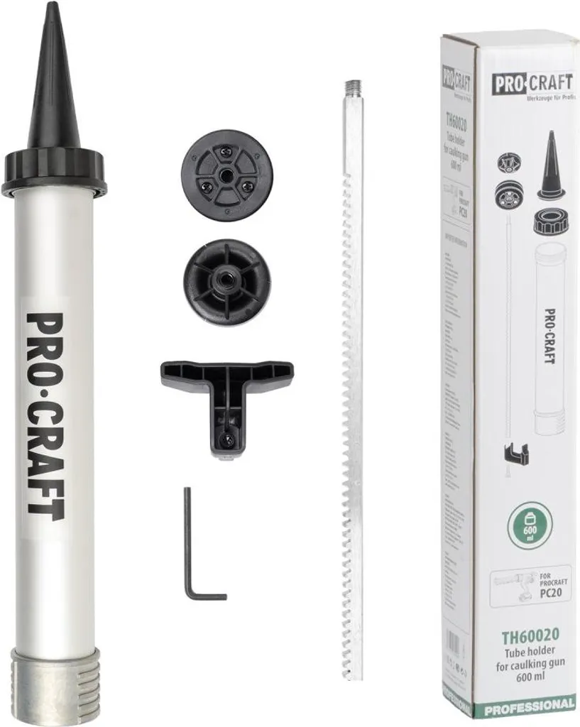 Procraft TH60020 Récipient Aluminium 600ml pour Pistolet PC20bb