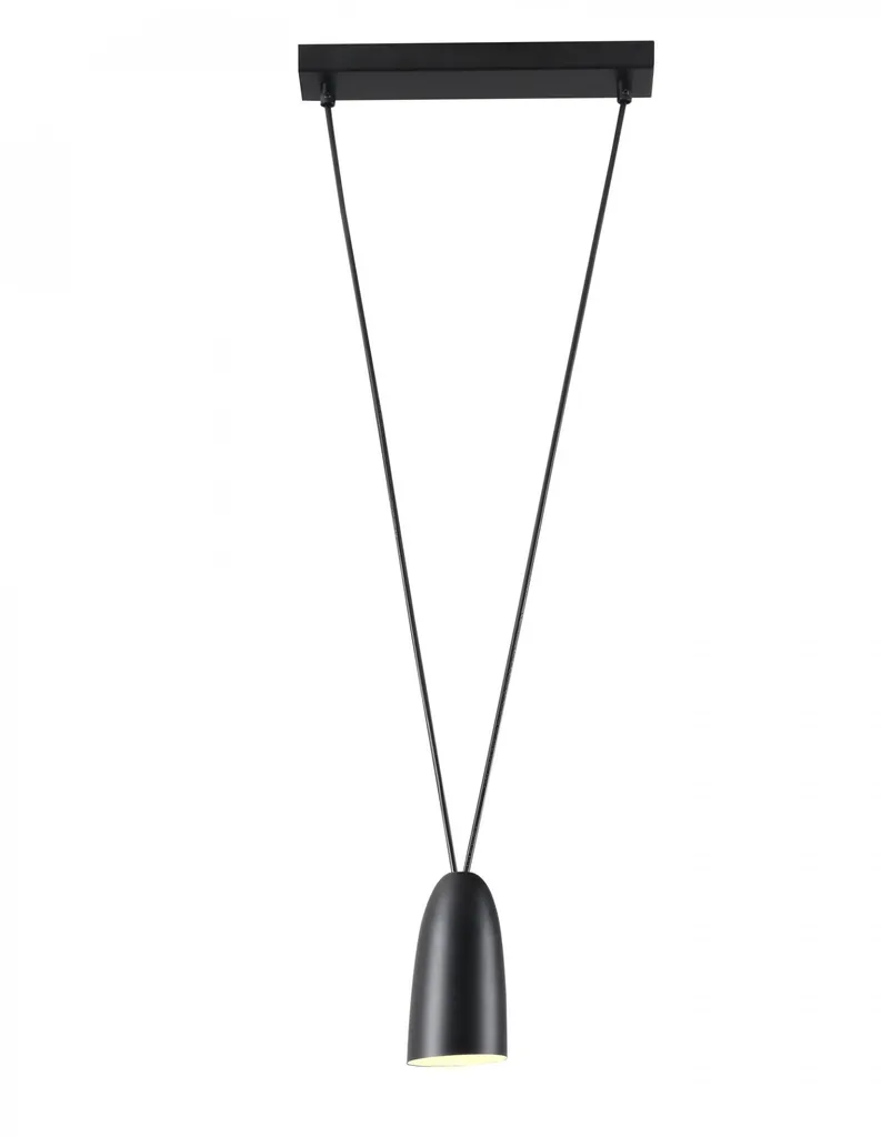 Suspension SISTEMA noire 120cm : finissez-en avec l'éclairage trop faible