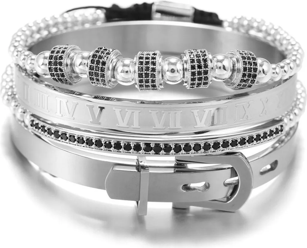 Acquista Set Bracciali Wren Argento KP17791 | Offerta Esclusiva