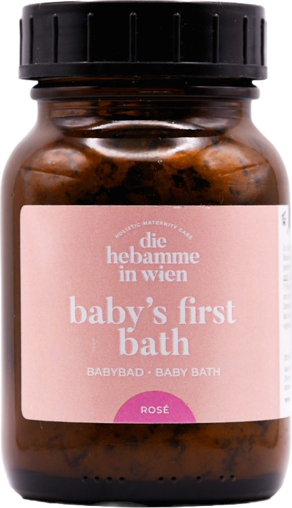 Babybad - babys first bath rose 250ml von die Hebamme in Wien