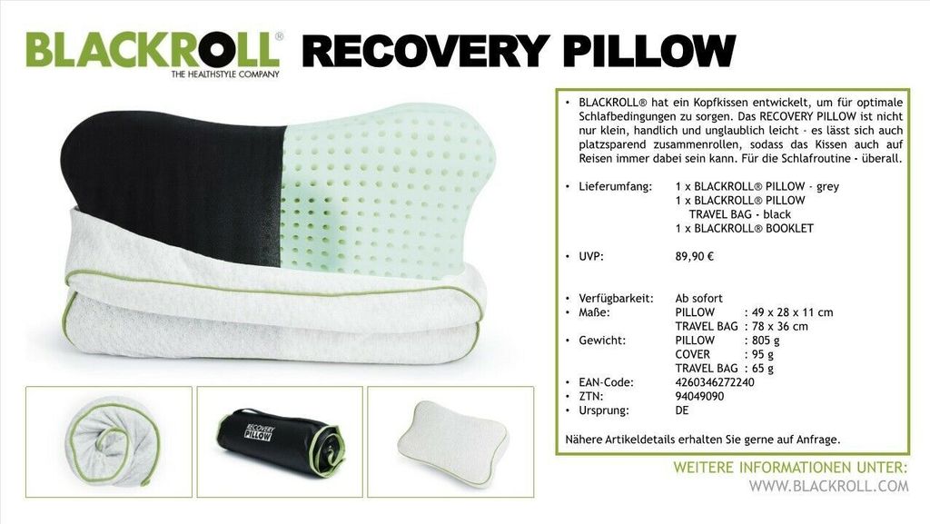 Blackroll® Erholungs-Kissen Produktbild 