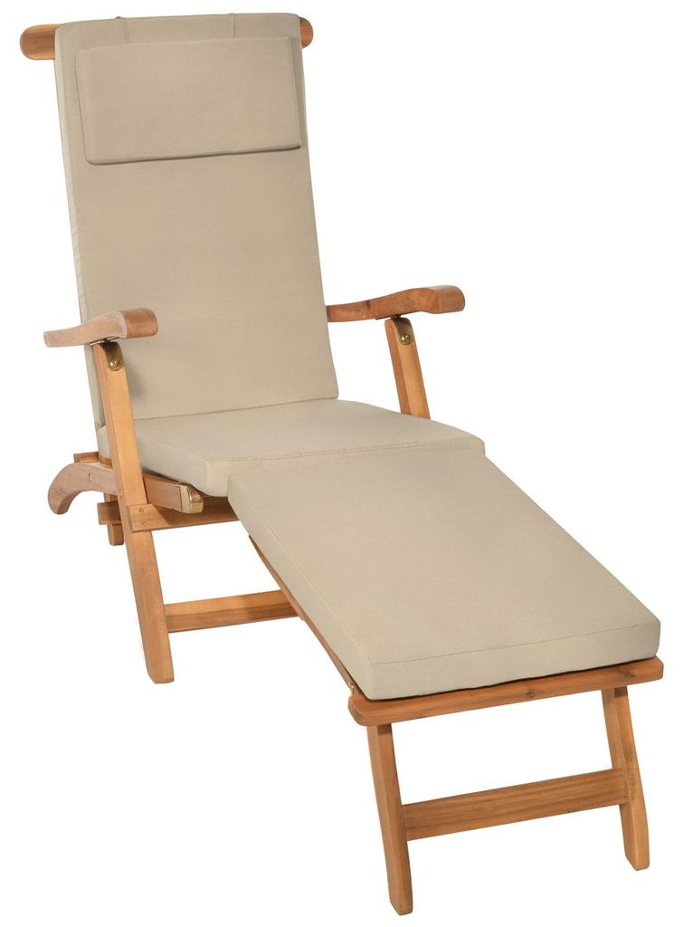 Beautissu Copriletto per sdraio LoftLux DC, 175x45x5 cm, Immagine del prodotto 