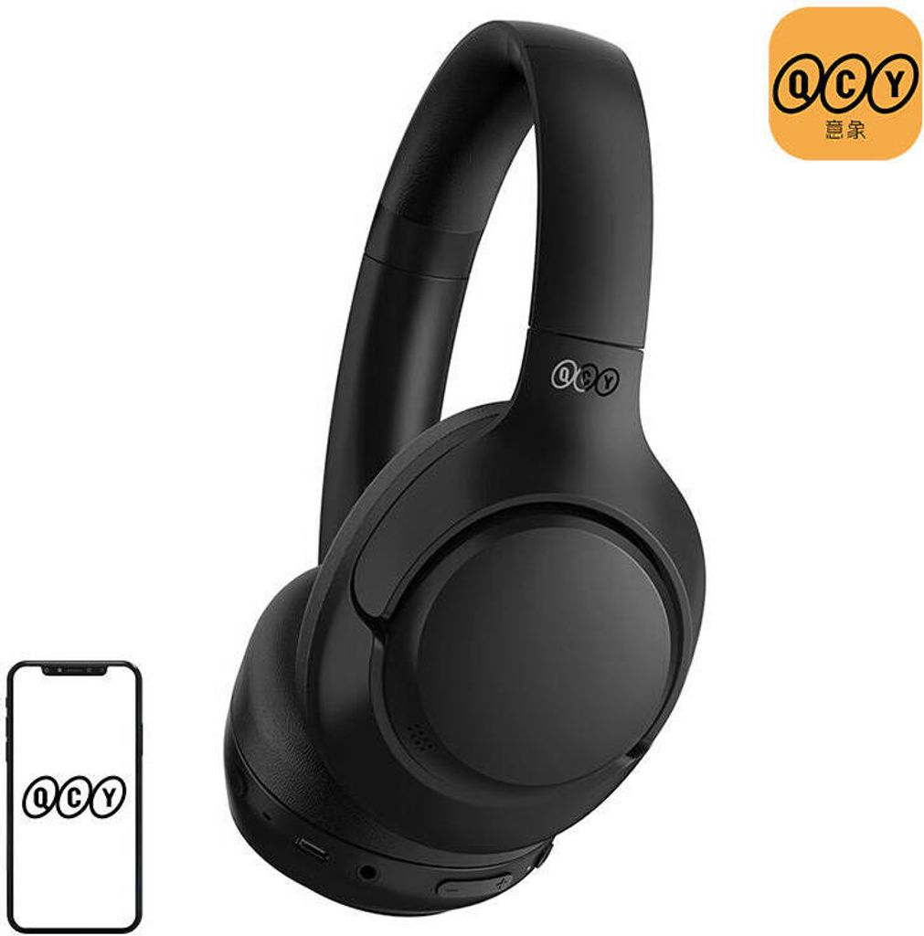 Casque sans fil Qcy H3, Anc (noir) Image du produit 