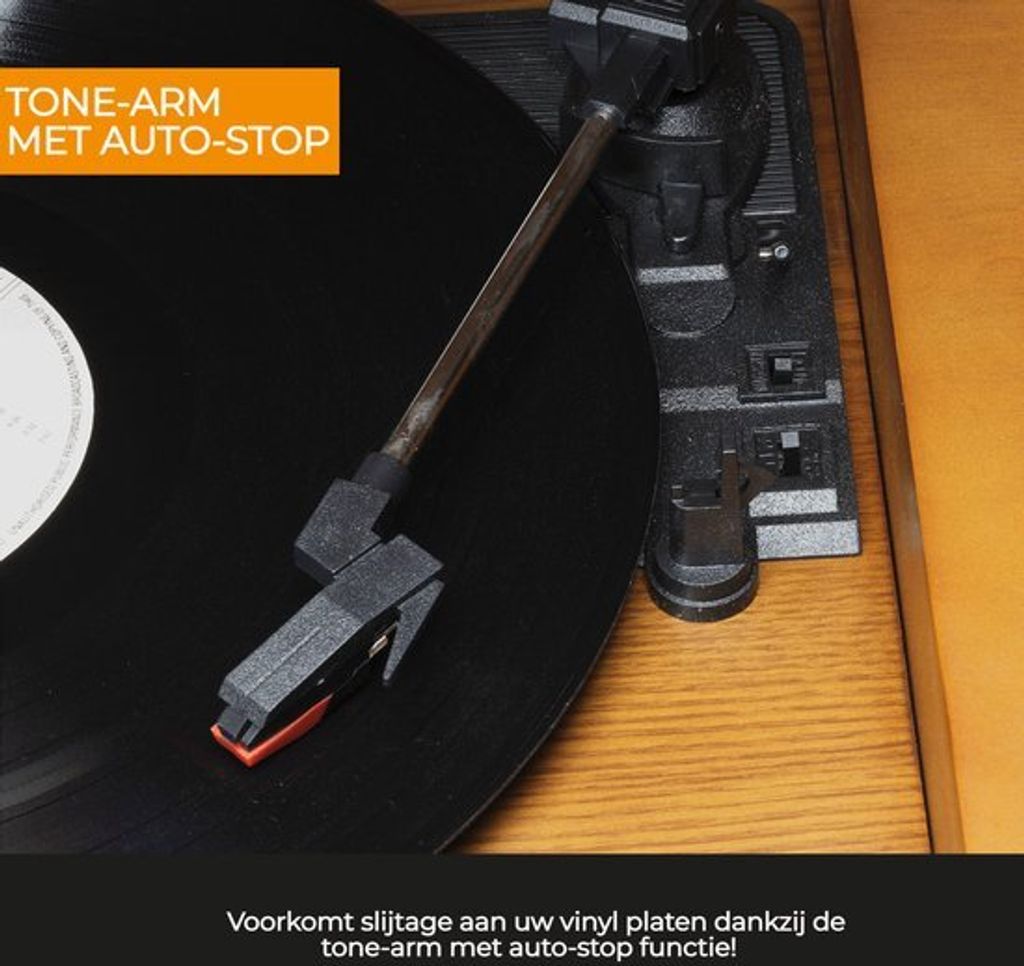 Denver MCR-50MK2 Retro drevený gramofón s rádiom CD kazetou Obrázok produktu 16