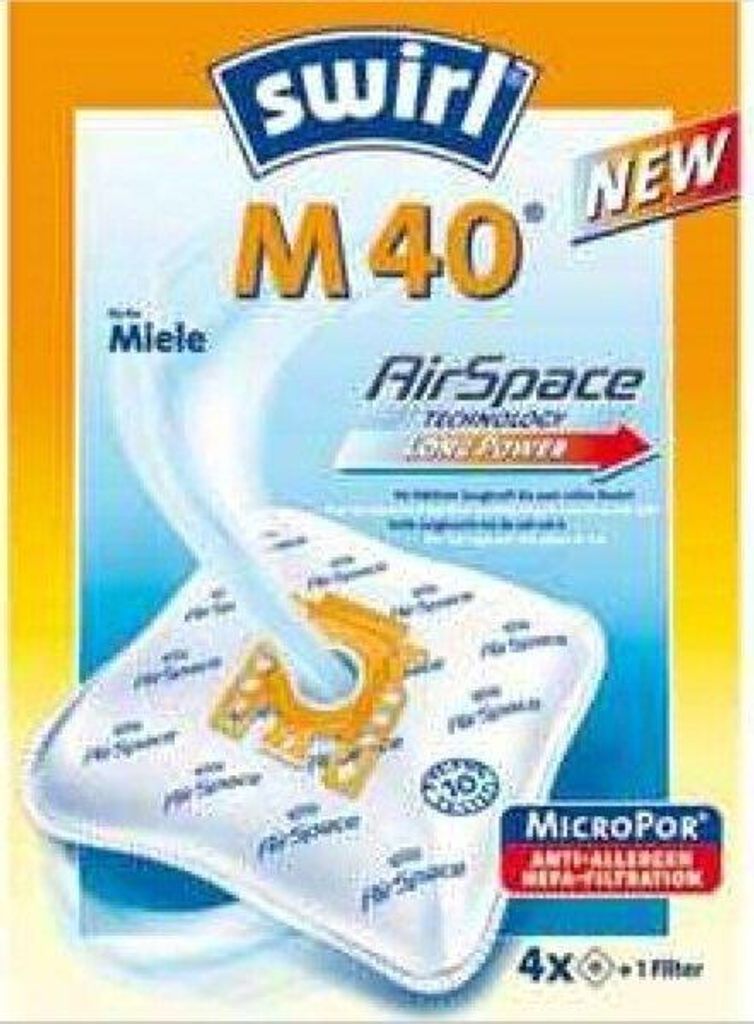 Swirl M 40, Pomarańczowy, Biały, Miele S 2 - S 2000... Zdjęcie produktu 