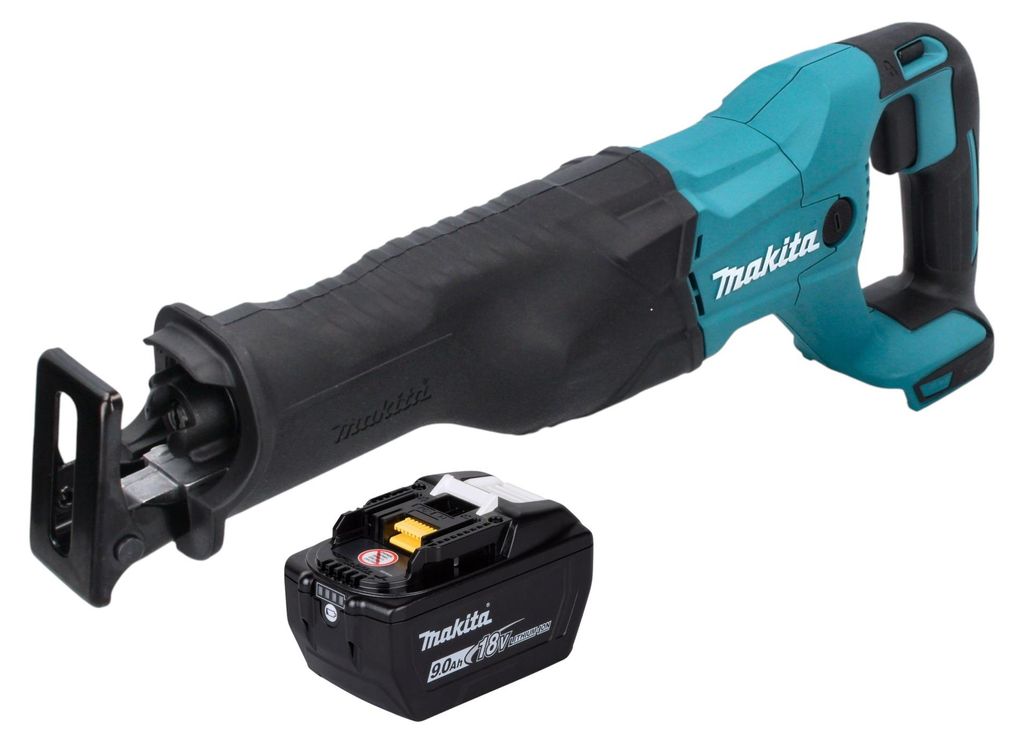 Makita DJR 186 Z Akku Reciprosäge Säbelsäge 18 V + 1x Akku 9,0 Ah - ohne Ladegerät