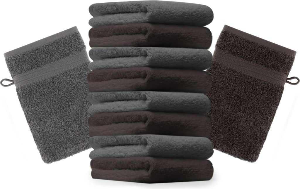 Betz 10 Stück Waschhandschuhe 16x21 cm PREMIUM 100% Produktbild 